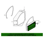 Driver Side Front Door Outer Panel - GM (96897331) - view 7