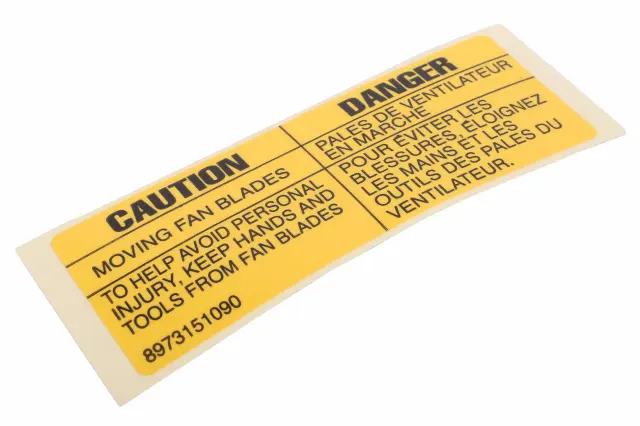 Front Label - GM (97315109)