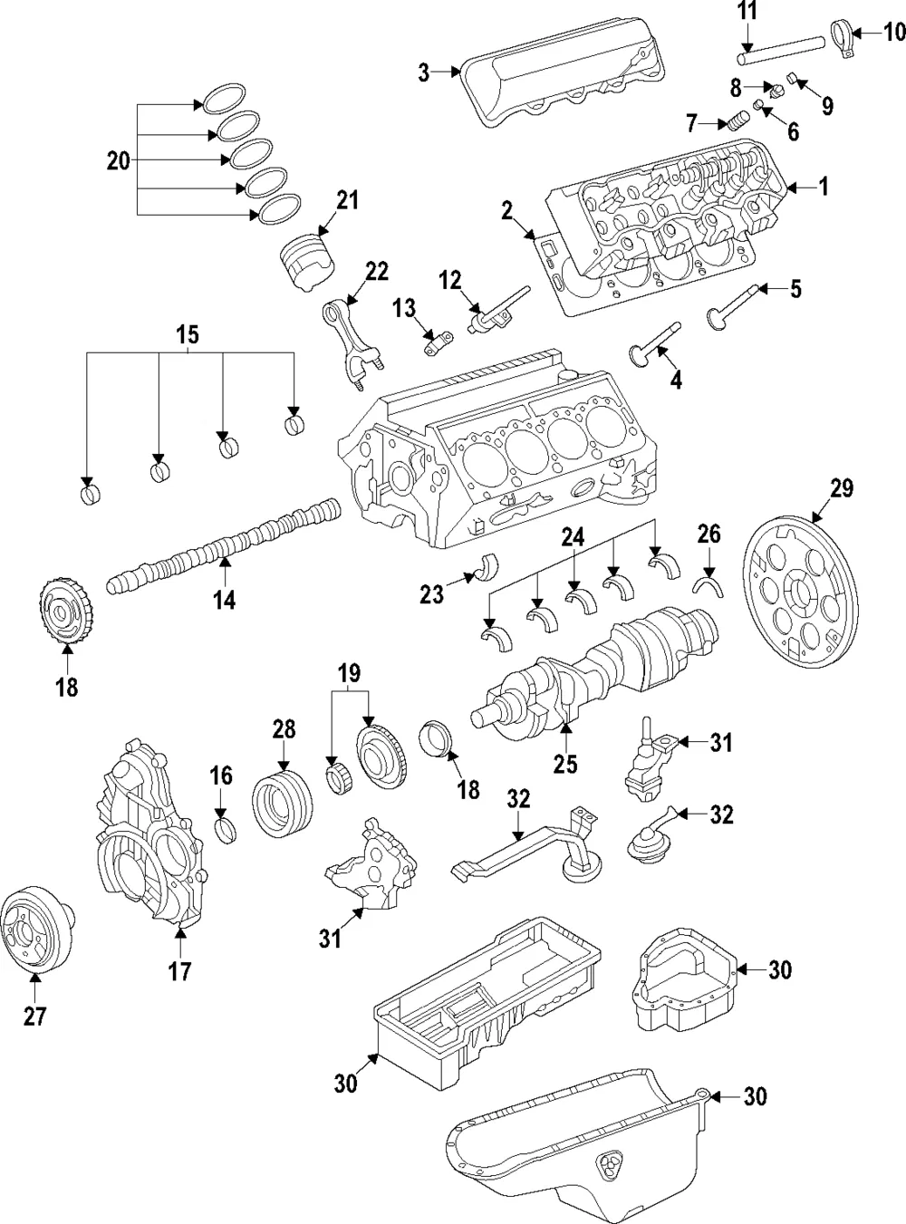 Engine Rocker Arm - GM (97328661)