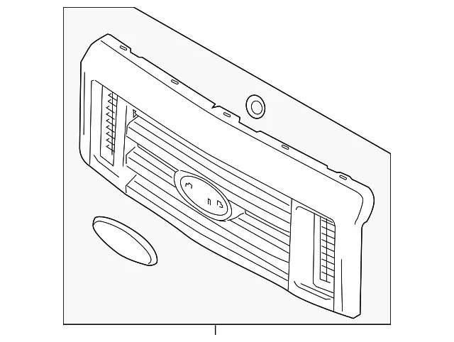 Grille - Ford (9C2Z-8200-AA) - view 9