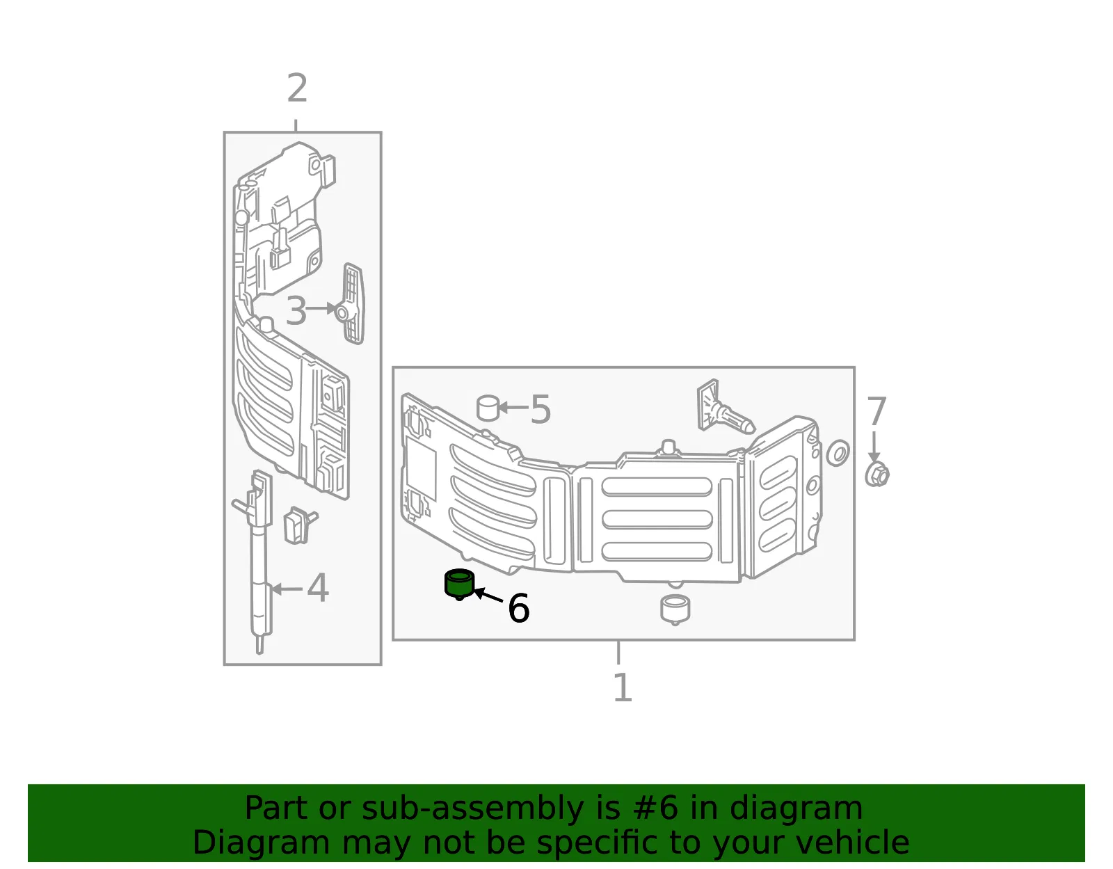 Bumper - Ford (9L3Z-99286B27-E) - view 5
