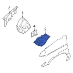 Fender Apron - Ford (9c2z16061b) - view 14