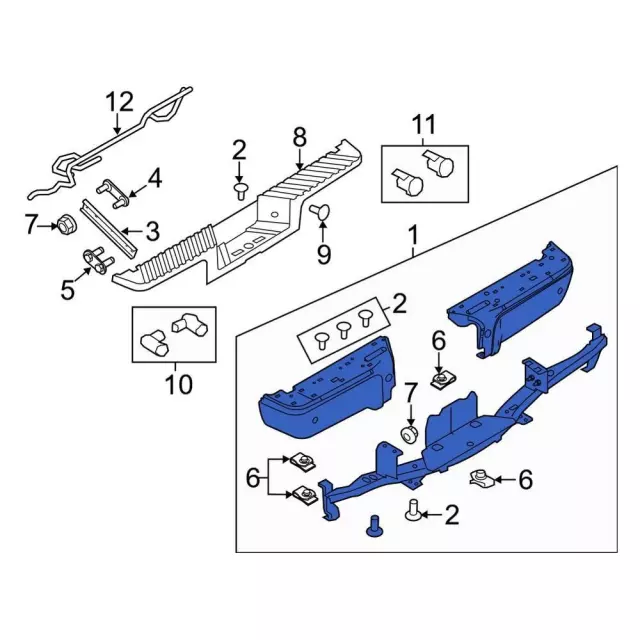 Bumper - Ford (9c3z17906cptm) - view 13