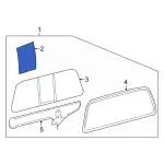 Back Glass - Ford (9c3z25422b30a) - view 12