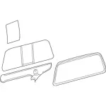 Back Glass - Ford (9c3z25422b30a) - view 13