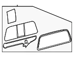 Back Glass - Ford (9c3z25422b30a) - view 14