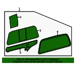 Back Glass - Ford (9c3z25422b30a) - view 15