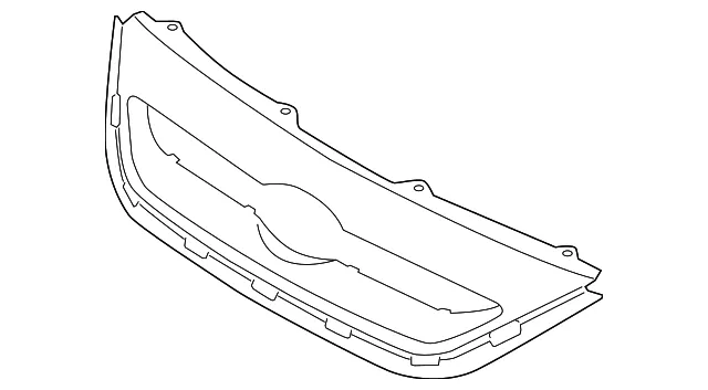 Bumper Grille - Ford (AE8Z-8200-CA) - view 6