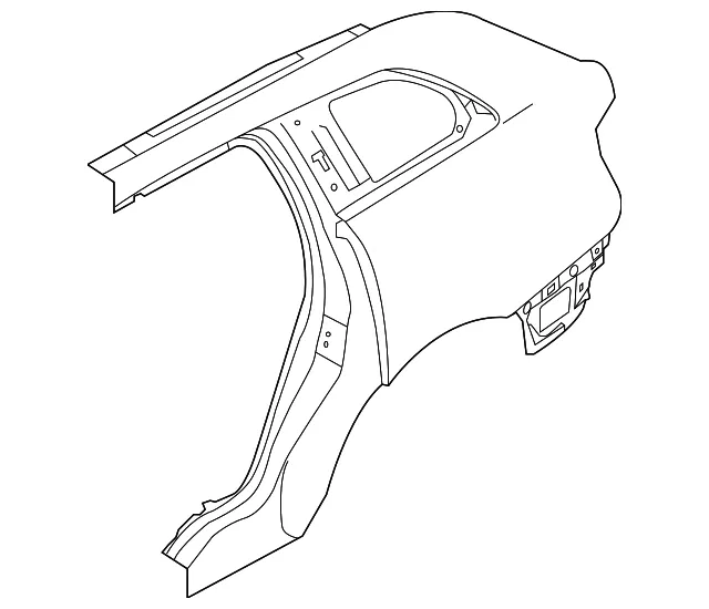 Quarter Panel - Driver's Side (LH) - Ford (AE9Z-7427841-A)