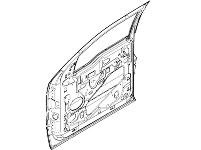 Door Shell - Passenger Side (RH) - Ford (AL3Z-1820124-C) - view 12