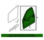 Door Shell - Passenger Side (RH) - Ford (AL3Z-1820124-C) - view 24