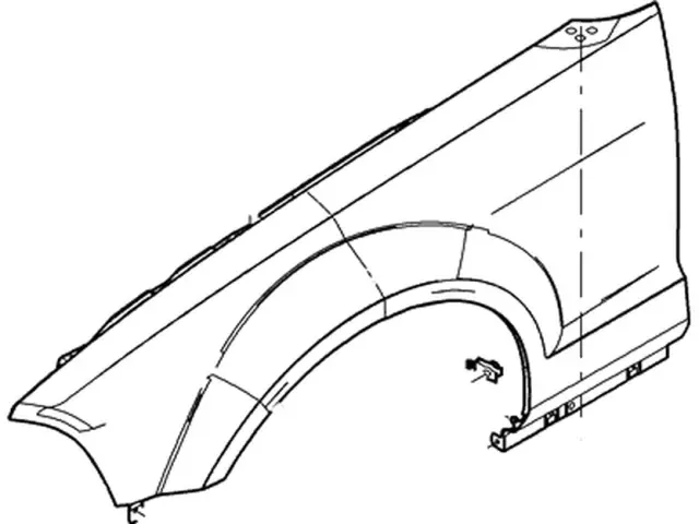 Fender - Passenger Side (RH) - Ford (AR3Z-16005-A) - view 13