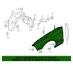 Fender - Passenger Side (RH) - Ford (AR3Z-16005-A) - view 21