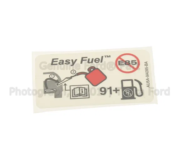 Fuel Information Label - Ford (AU5Z-9A095-B)