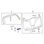 Pull Handle - Ford (BB5Z-78434A14-AA) - view 16