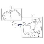 Pull Handle - Ford (BB5Z-78434A14-AC) - view 14
