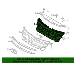 Grille Molding - Ford (BB5Z-8A284-AA) - view 17