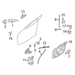 Door Latch Cable - Ford (BE5Z-54221A00-A) - view 15