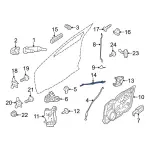 Door Latch Cable - Ford (BE5Z-54221A00-A) - view 16