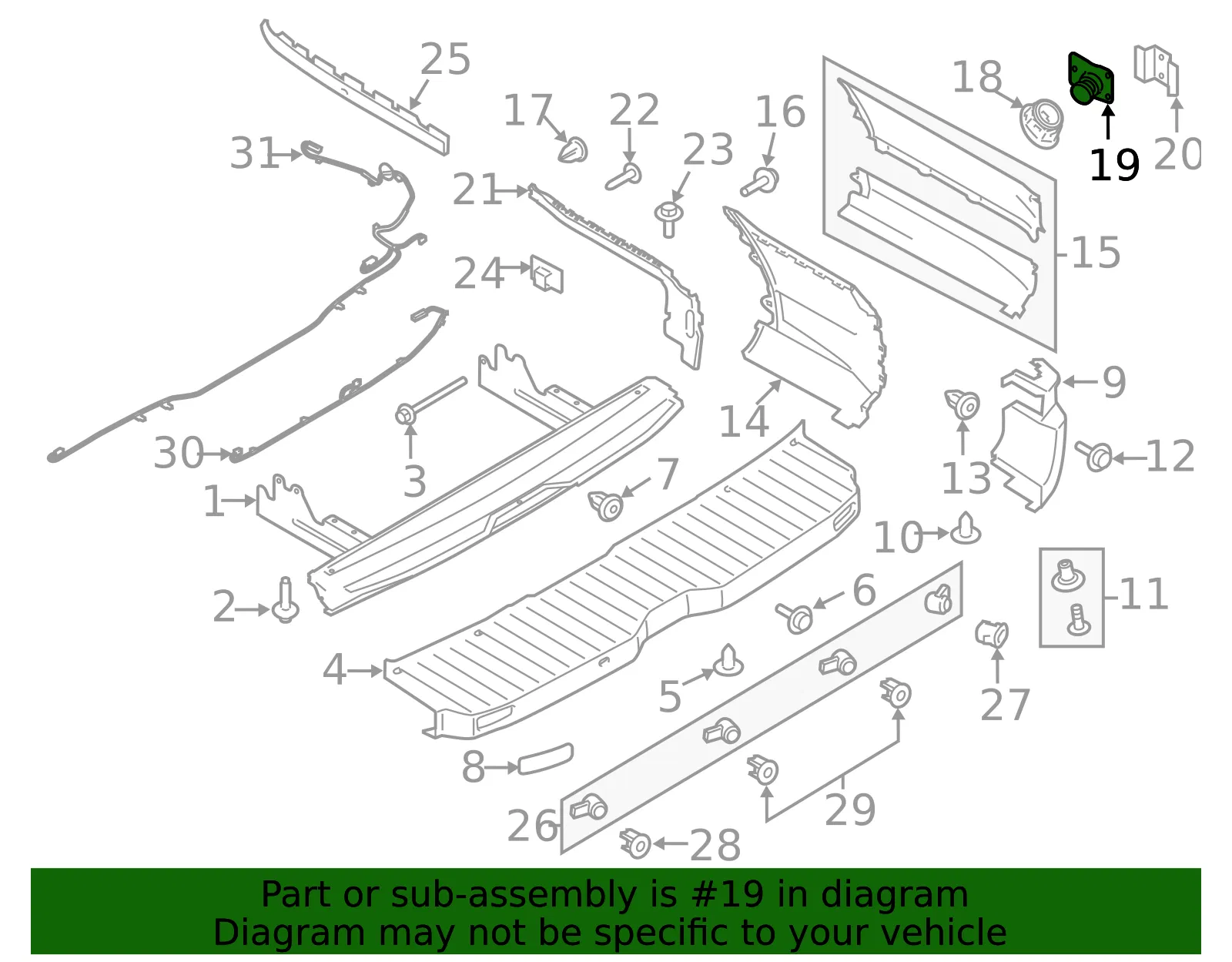 Bumper Outer Support - Ford (BK3Z-61247A64-C) - view 6