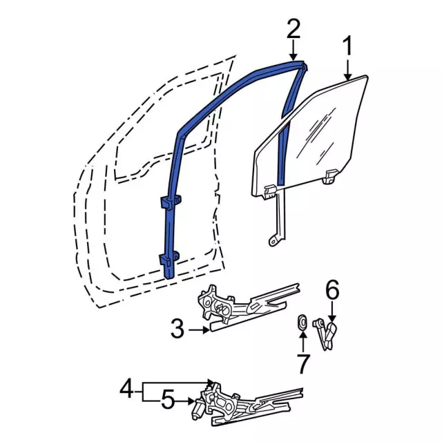 Window Channel - Ford (CC3Z-2521596-B) - view 13