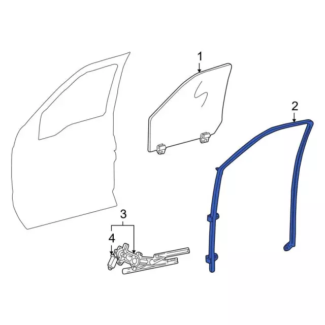 Window Channel - Ford (CC3Z-2521596-B) - view 15