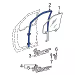 Window Channel - Ford (CC3Z-2521596-B) - view 20