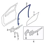 Window Channel - Ford (CC3Z-2521596-B) - view 21