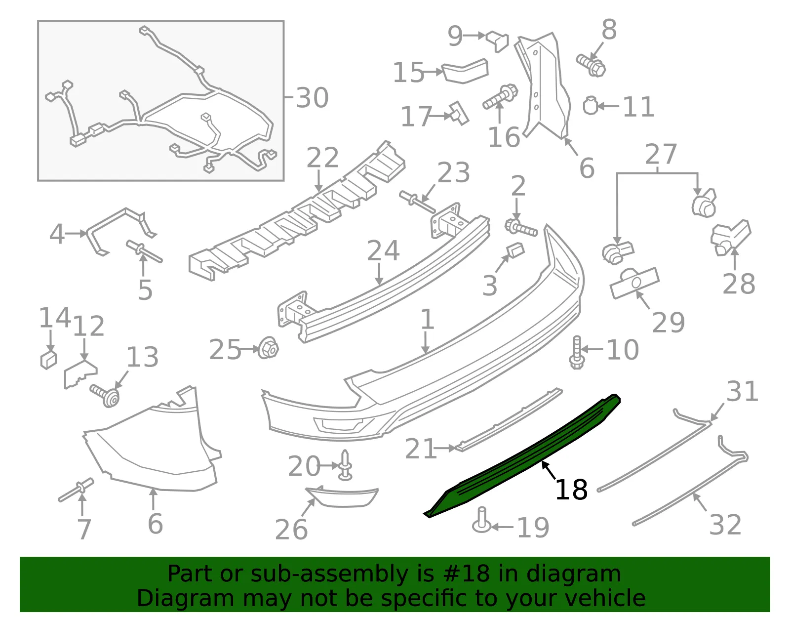Valance Panel - Ford (CJ5Z-17K835-BA) - view 5