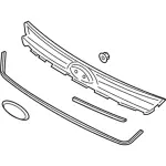 Grille - Ford (CJ5Z-8200-CC) - view 13