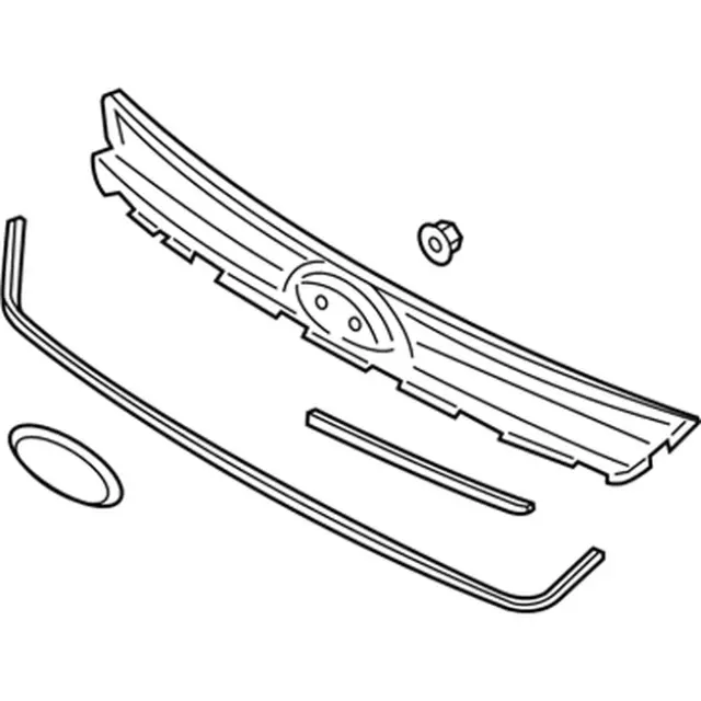 Grille - Ford (CJ5Z-8200-CC) - view 3