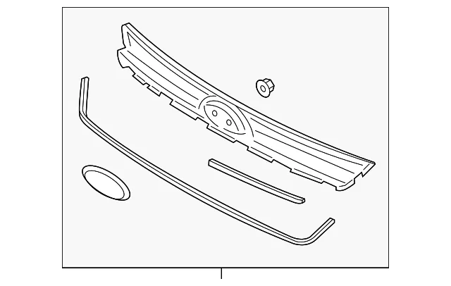 Grille - Ford (CJ5Z-8200-CC) - view 6