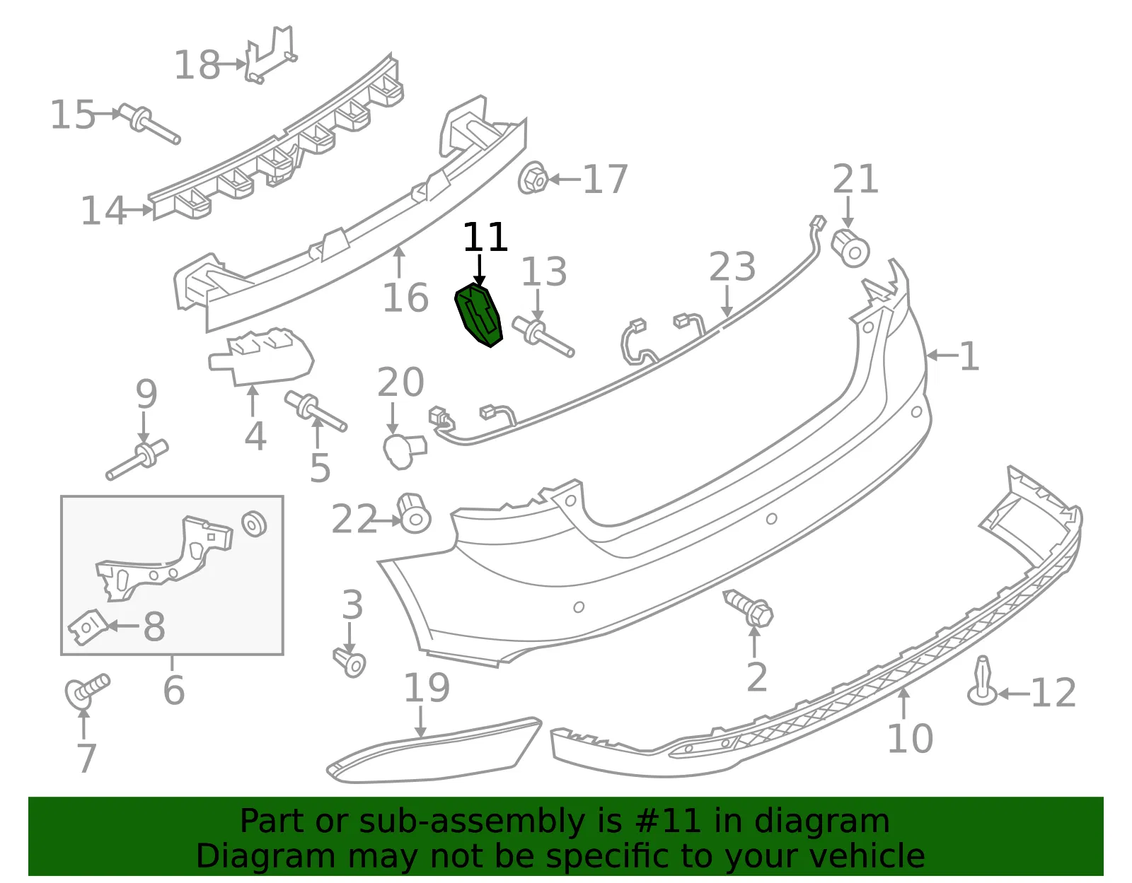 Valance Panel Bracket - Ford (CP9Z-17787-A) - view 5