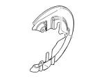 Splash Shield - Driver's Side (LH) - Ford (CV6Z-2K005-E) - view 17
