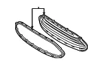 Upper Grille - Ford (D2BZ-17B968-AA) - view 18