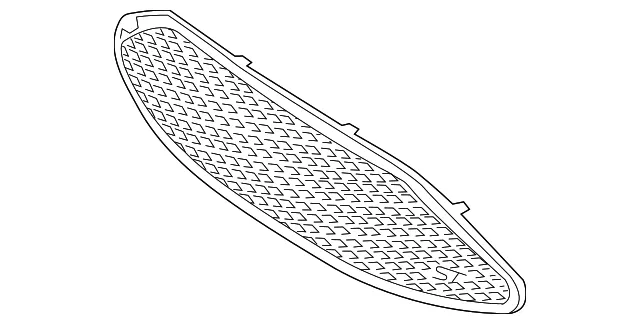 Upper Grille - Ford (D2BZ-17E810-CA) - view 11