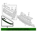 Outer Grille - Ford (DA8Z-8200-FA) - view 18
