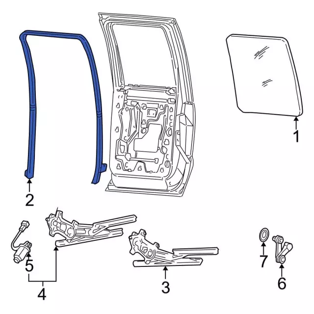 Window Channel - Ford (DC3Z-2625767-A) - view 12