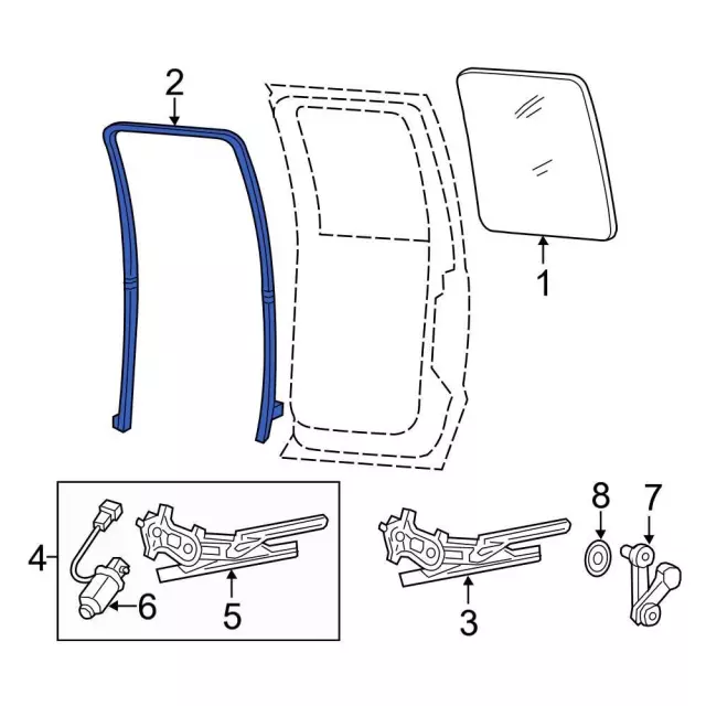 Window Channel - Ford (DC3Z-2625767-A) - view 5