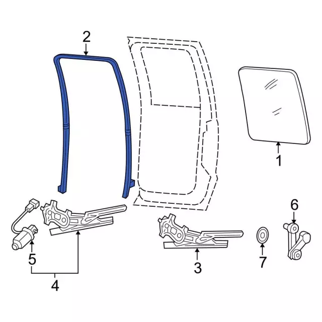 Window Channel - Ford (DC3Z-2625767-A) - view 7