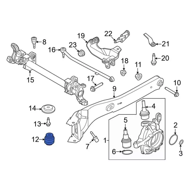 Jounce Bumper - Ford (DC3Z-3020-A) - view 11
