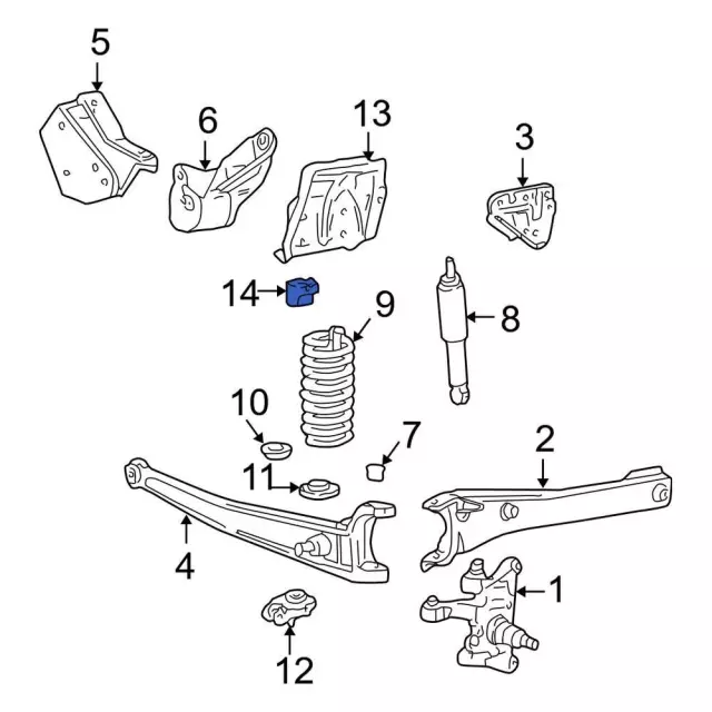Jounce Bumper - Ford (DC3Z-3020-A) - view 3