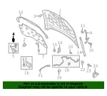 Hood Stop Buffer - Ford (DS7Z-16758-B) - view 11