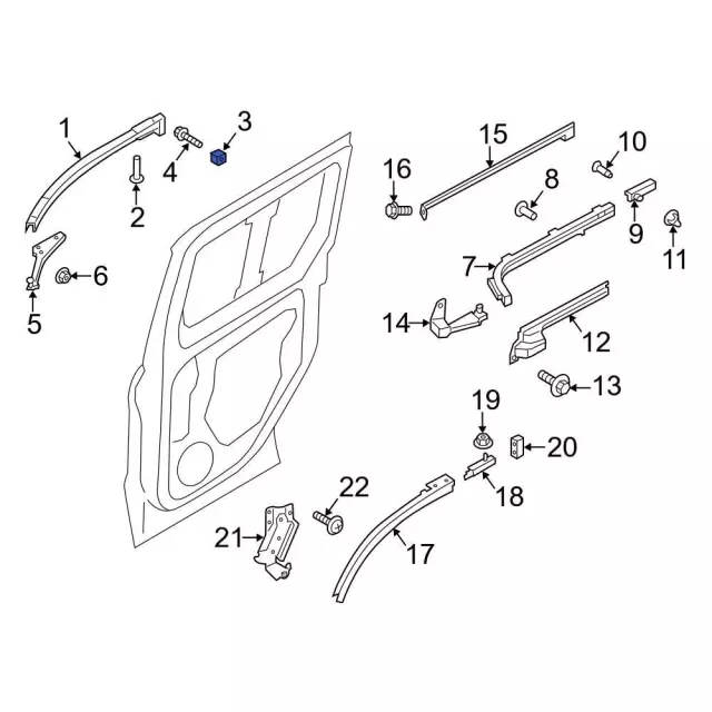 Bumper - Ford (DT1Z-6125040-E) - view 4