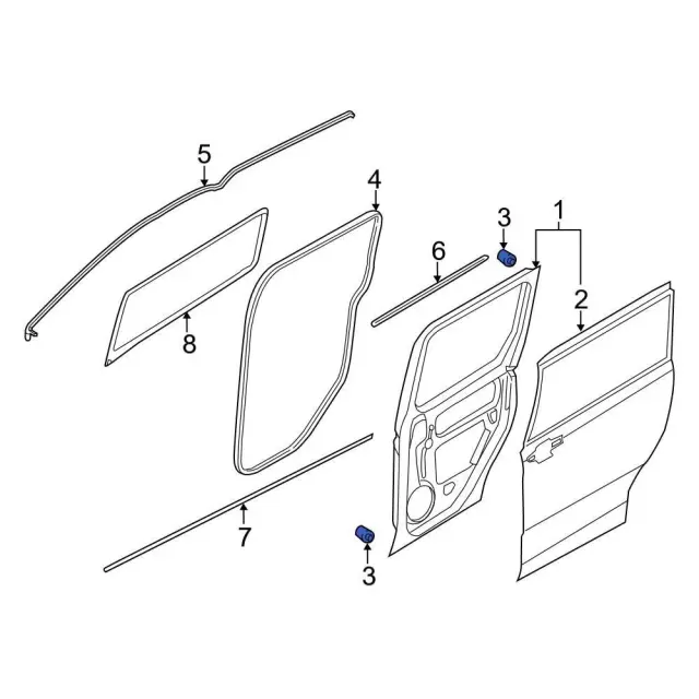Bumper - Ford (DT1Z-6125040-E) - view 5