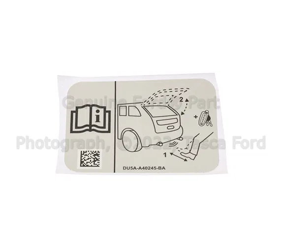 Engine Decal - Ford (DU5Z-5840245-A)