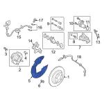 Splash Shield - Driver's Side (LH) - Ford (E1GZ-2C028-B) - view 14