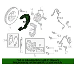 Splash Shield - Driver's Side (LH) - Ford (E1GZ-2K005-E) - view 21