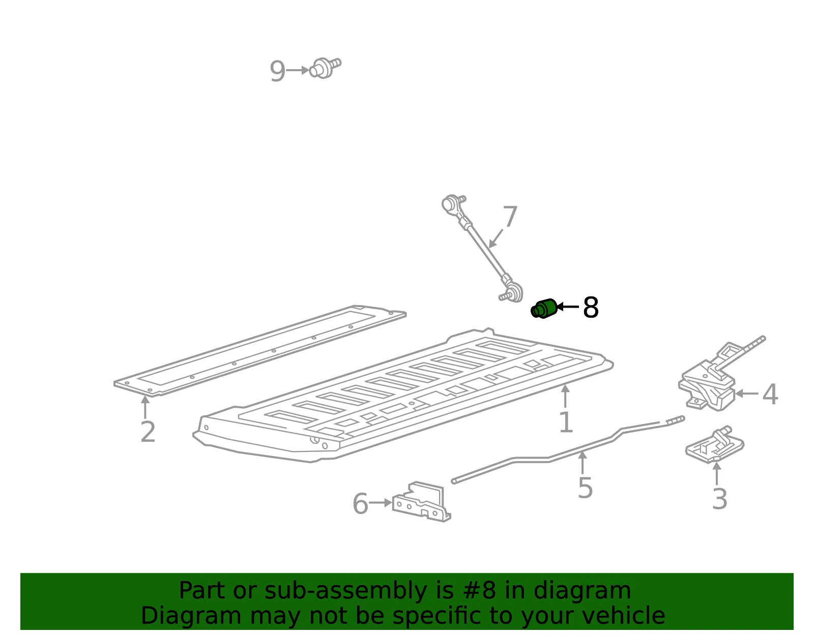 Tailgate Hinge Cover - Ford (E7TZ-99430B22-A) - view 7