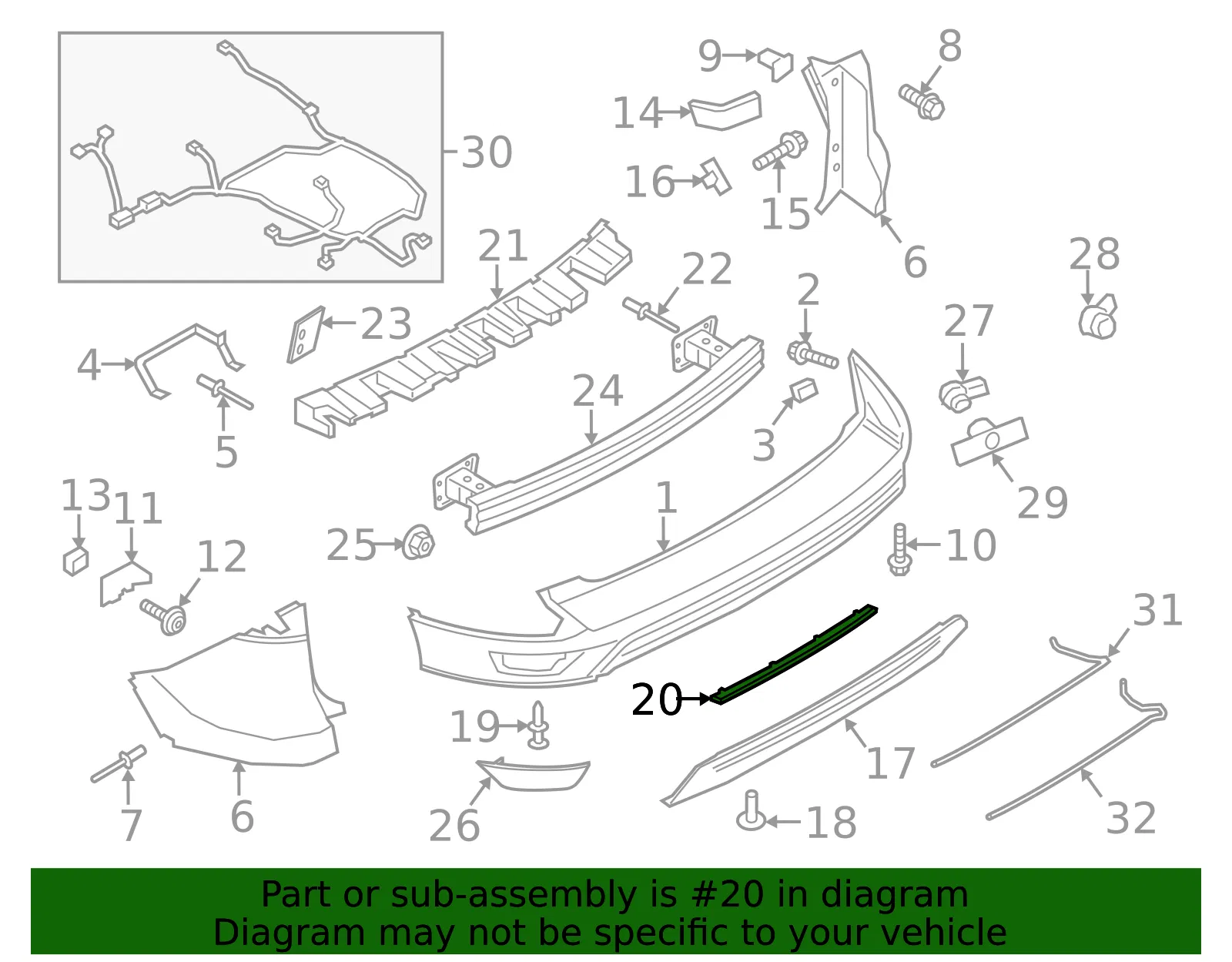 Bumper Splash Shield - Ford (EJ5Z-17779-D) - view 7